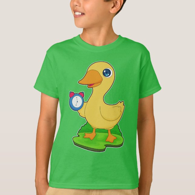 Anka Alarm klocka T Shirt (Framsida)