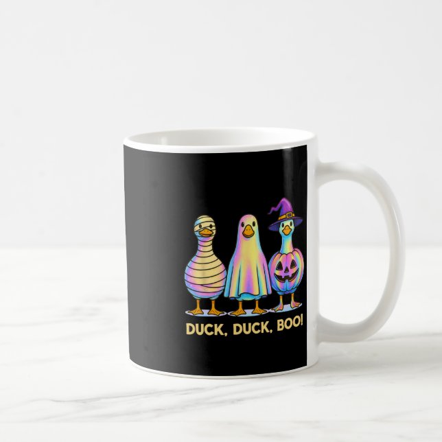 Anka Anka Boo Funny Halloween Costume Spooky Goose Kaffemugg (Höger)