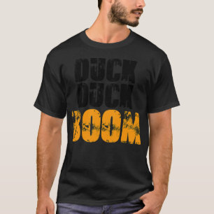 Anka Anka Boom svartarbetad arbetskraft, svart arb T Shirt