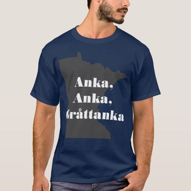 Anka anka, grå färganka tröja (Framsida)