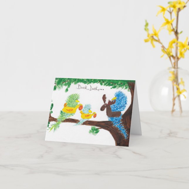 Anka, Anka, Moose Kort (Gul blomma)