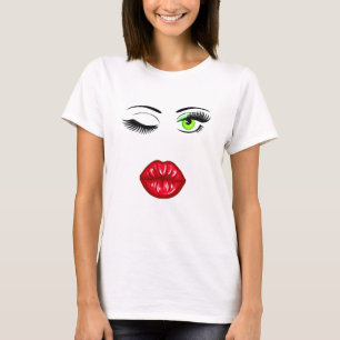 Anka Ansikte Selfie Woman Ansikte T Shirt