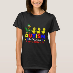 Anka-autismens medvetenhet om sin annorlunda karak t shirt