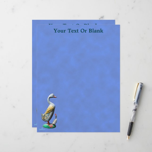 Anka av viltlevande trä brevhuvud (Fram/Back In Situ)