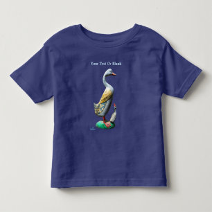 Anka av viltlevande trä t shirt