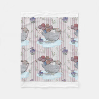 Anka-ballonger Nursery Theme Baby Blanket Fleecefilt