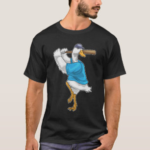 Anka Baseboll Basebollträ T Shirt