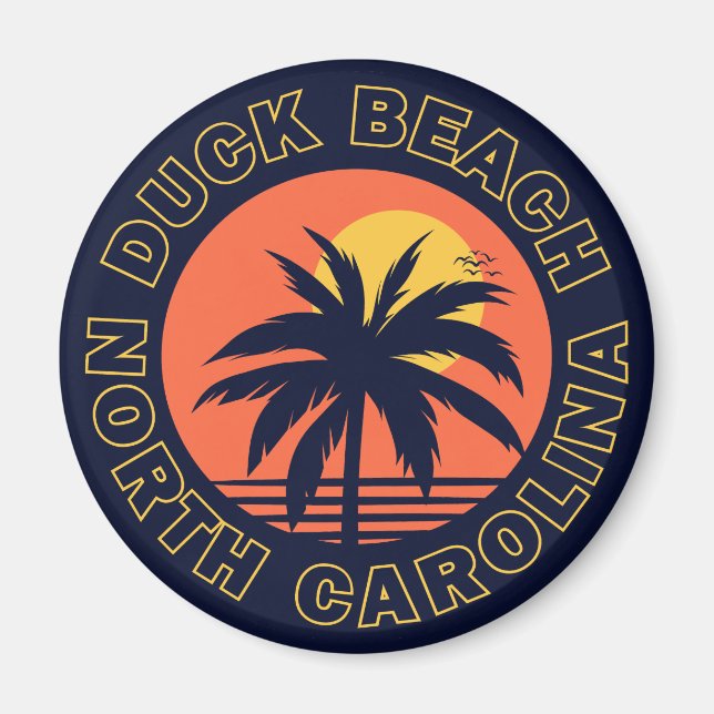 Anka Beach,North Carolina Magnet (Framsidan)