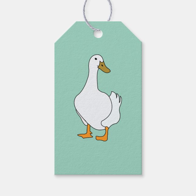 Anka Bird White Anka Presentetikett (Framsidan)