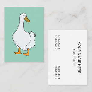 Anka Bird White Anka Visitkort