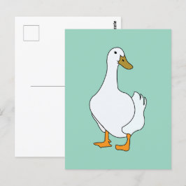 Anka Bird White Anka Vykort