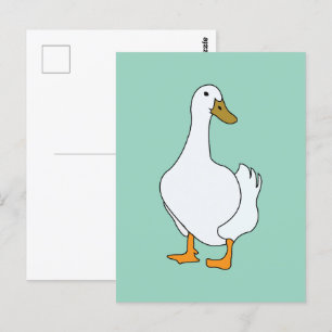 Anka Bird White Anka Vykort