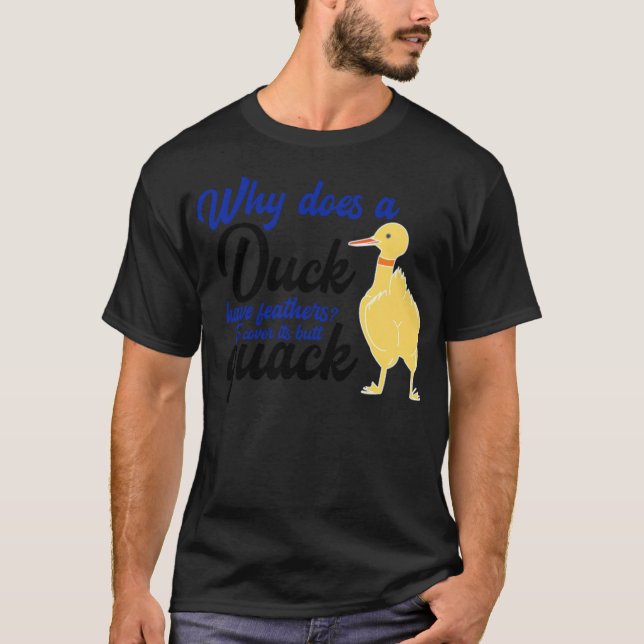 Anka Butt Quack Funny Gift T I Costume labrador re Shirt (Framsida)