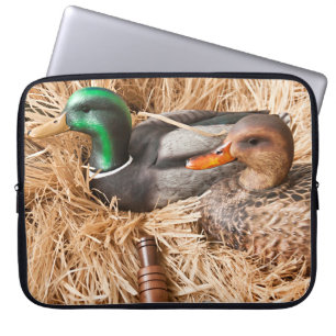 Anka Call Mallard Drake Hunting 15-tums bärbar dat Laptop Fodral