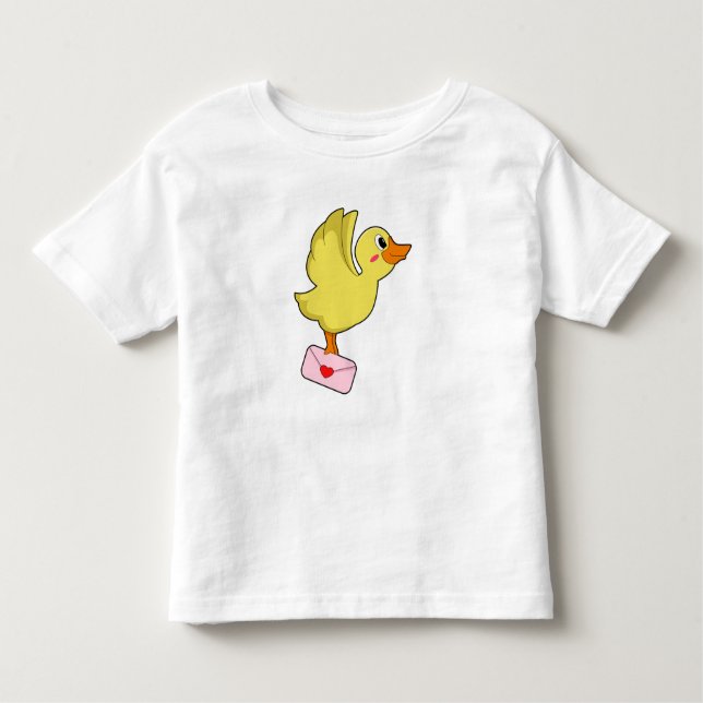 Anka Carrier pigeon Brev T Shirt (Framsida)