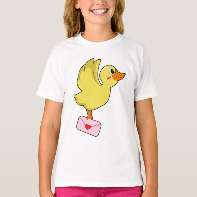 Anka Carrier pigeon Brev T Shirt (Framsida)