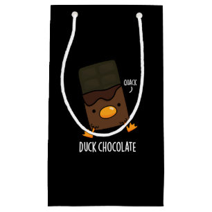 Anka Chocolate Funny Mörk Chocolate Pun Mörk BG