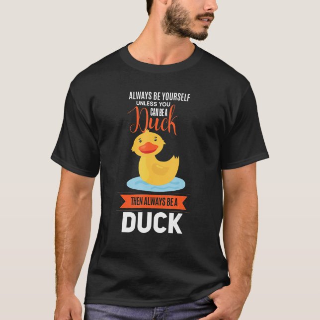 anka-citatteckenillustration t shirt (Framsida)