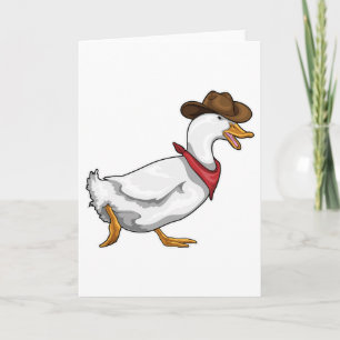 Anka Cowboy Cowboyhatt Kort