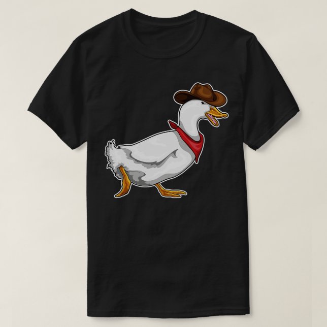 Anka Cowboy Cowboyhatt T Shirt (Design framsida)