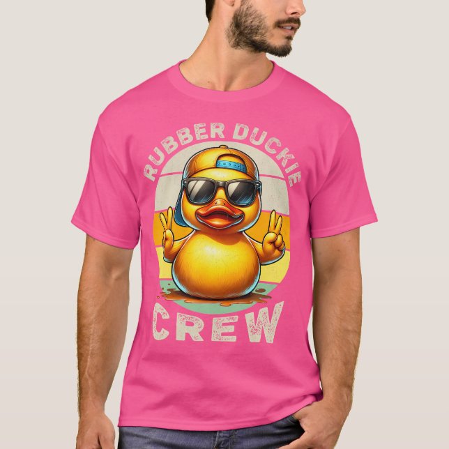 Anka Cruise Boa Funny Rubber Anka Hunting Squad T Shirt (Framsida)