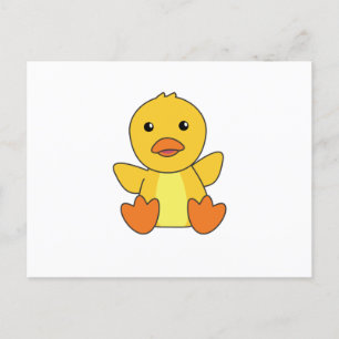 Anka Cute Ankor Ducklings Baby Bird Vykort