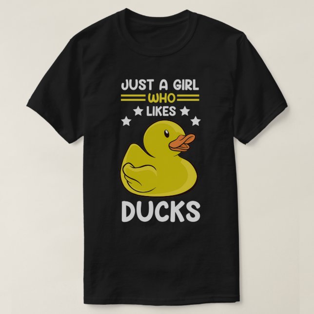 Anka dammsugare av gummi anka anka t shirt (Design framsida)