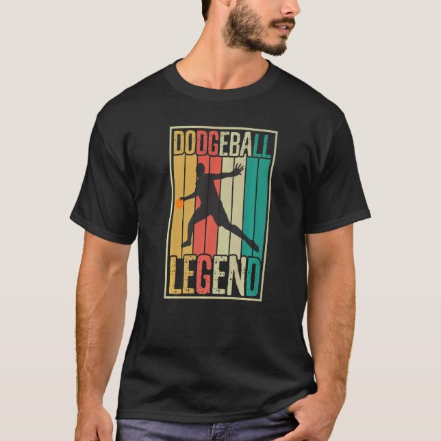 Anka Dip Dive Boll Games Player Dodgeball 2 T Shirt (Framsida)