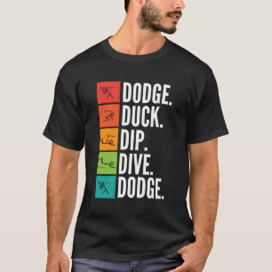 Anka Div I Boll Games I Funny Dodgeball för C T Shirt