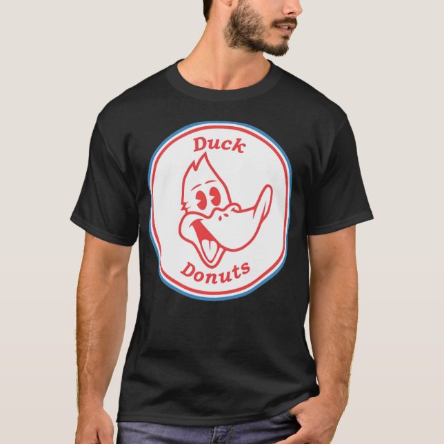 Anka Donuts Tecknad Classic T vattenfärgslabrador T Shirt (Framsida)