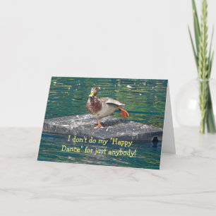ANKA DOS LYCKLIG DANCE BIRTHDAY CARD KORT