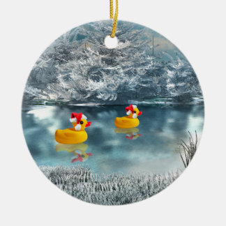 Anka Duo jul Ceramic Ornament