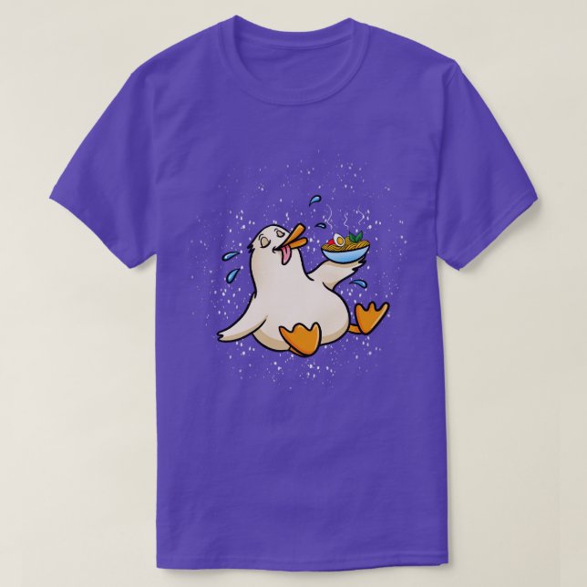 Anka Eating Ramen T Shirt (Design framsida)