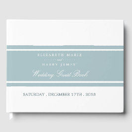 Anka Egg Blue Modern Bröllop Gästböcker