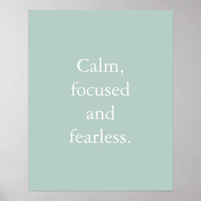 Anka Egg-minimalistisk inspirationsoffert Poster (Framsidan)