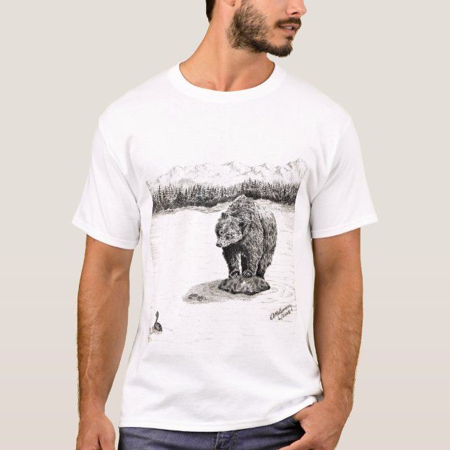 anka eller fisk, hmm T-tröja T-shirt (Framsida)