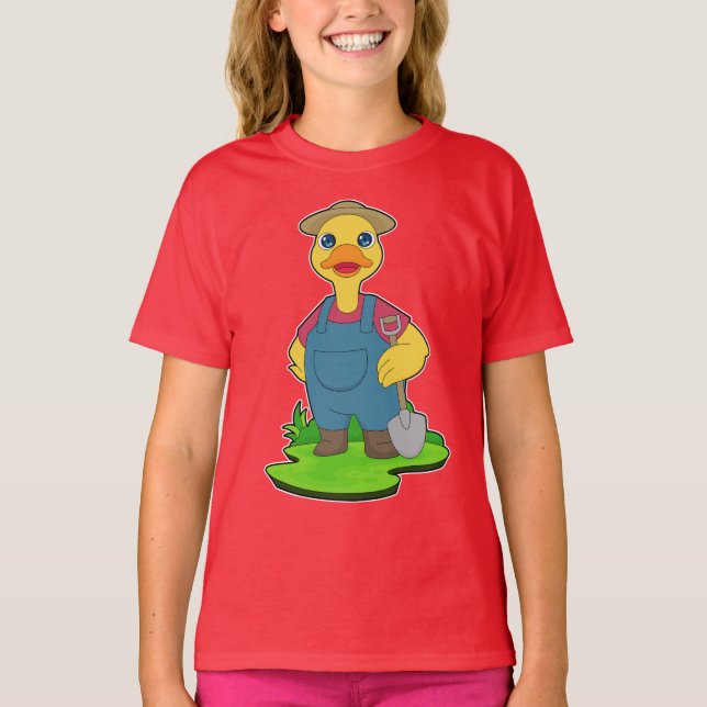 Anka Farmer Shovel T Shirt (Framsida)