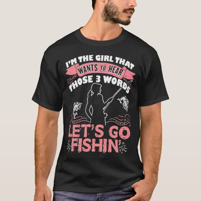Anka Fiske Fiskare Fiskespö T Shirt (Framsida)
