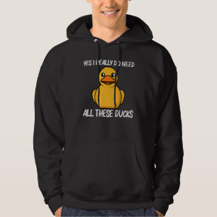 Anka För manar Women Gult Duckie Vatten Bird Anima Hoodie