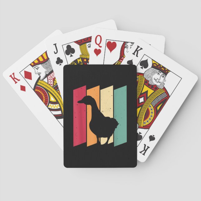 Anka Goose Farmer Gift Casinokort (Baksidan)
