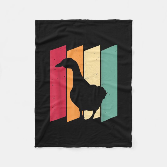Anka Goose Farmer Gift Fleecefilt (Framsidan)