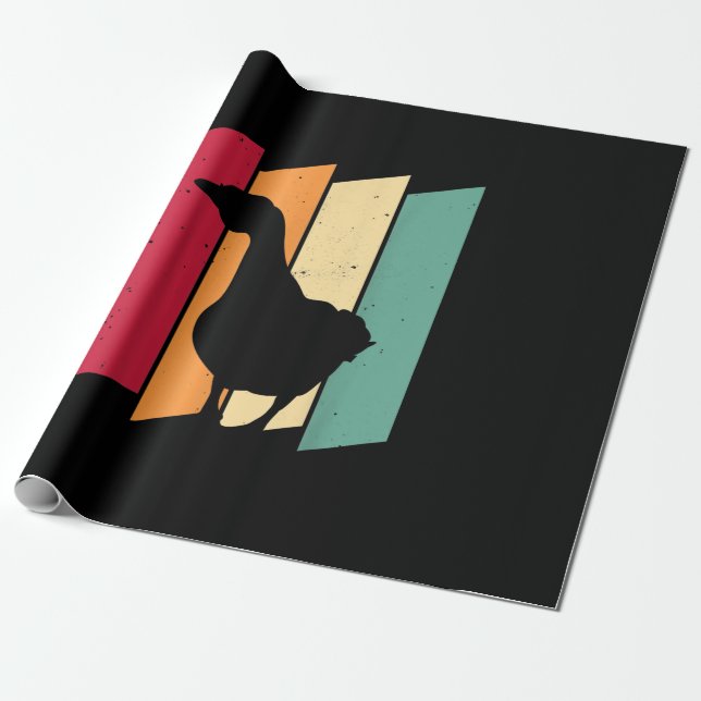 Anka Goose Farmer Gift Presentpapper (Utrullad)