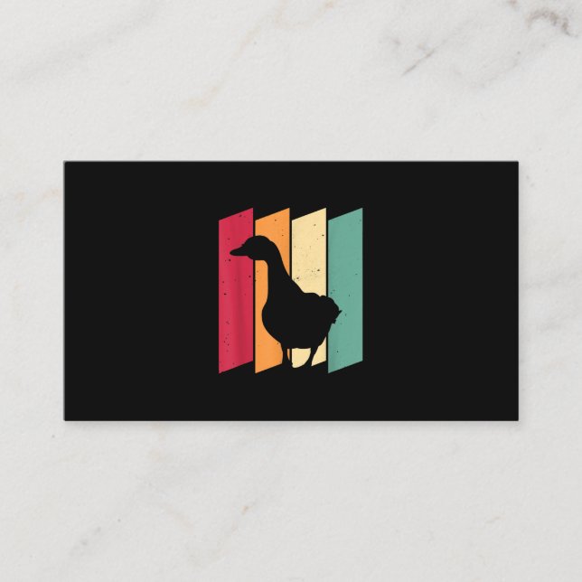 Anka Goose Farmer Gift Visitkort (Framsida)