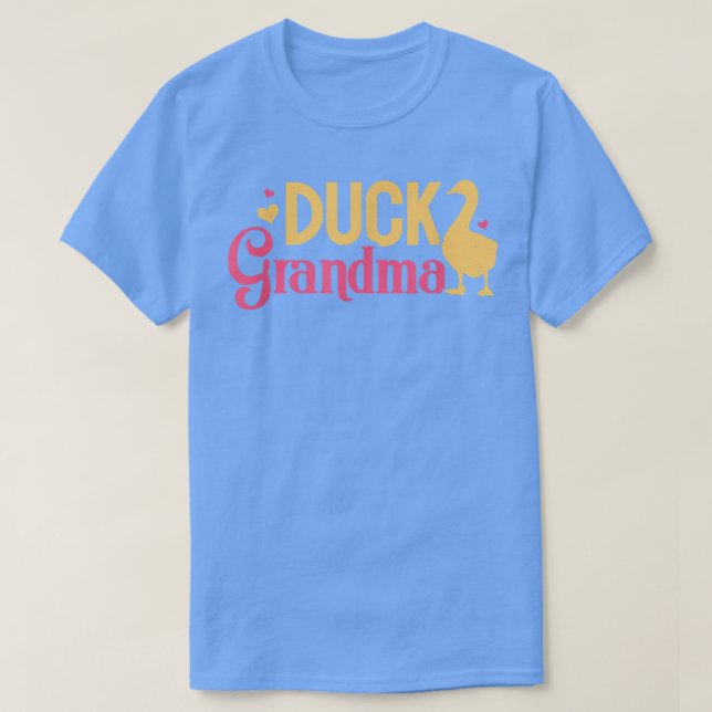 Anka Grandma Farm Djur älskare Ankor Grower Farme T Shirt (Design framsida)