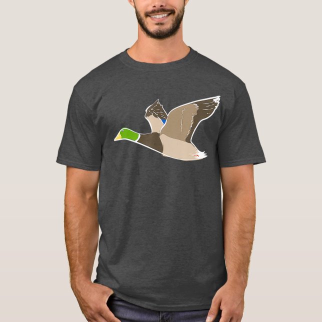 Anka gummi anka som driver fjäderfäuppfödare i ank t shirt (Framsida)