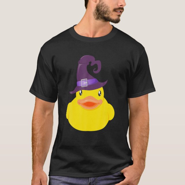 Anka Halloween Witch Hat T Shirt (Framsida)