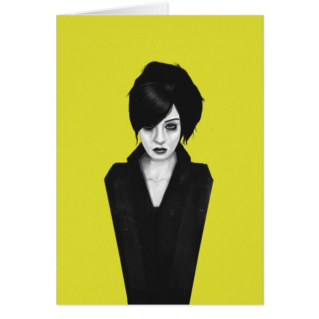 änka hälsningskort (Framsidan)