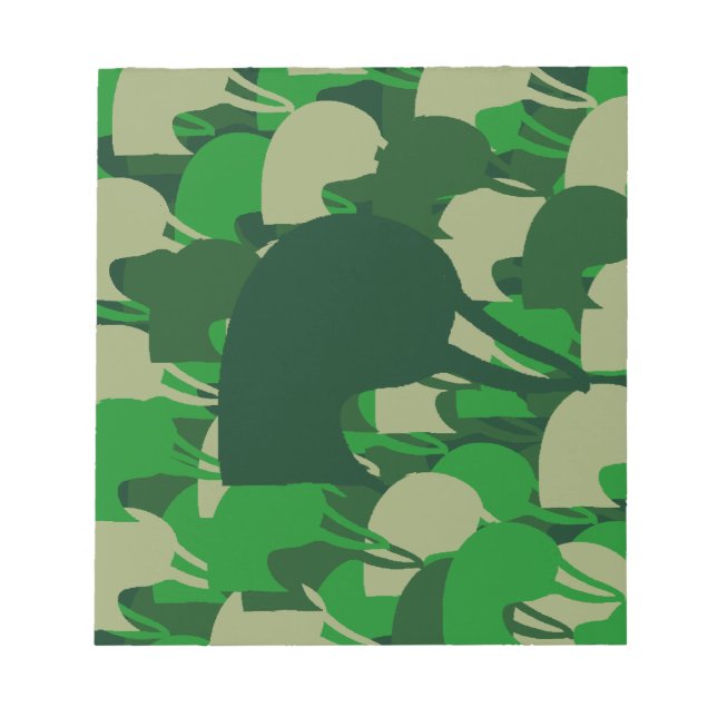 Anka Head Camo Anteckningsblock (Framsida)