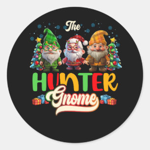 Anka Hjort Hunter Gnome Hunting Family Matching Ch Runt Klistermärke
