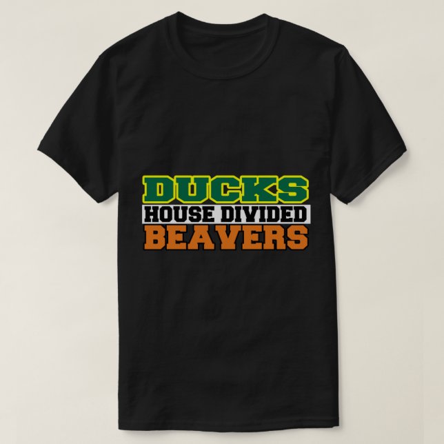 Anka House delade beavers T Shirt (Design framsida)